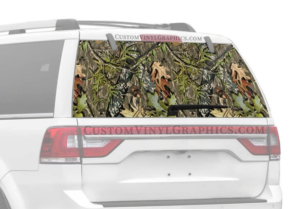 Mossy Oak Obsession Rear Window Decals - Custom Vinyl Graphics Mossy Oak Obsession Rear Window Decals - Custom Vinyl Graphics
