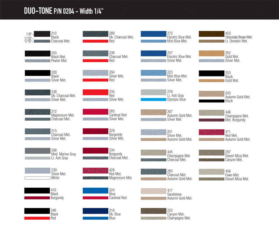 Duo Tone Pinstriping Tape - Custom Vinyl Graphics Duo Tone Pinstriping Tape - Custom Vinyl Graphics