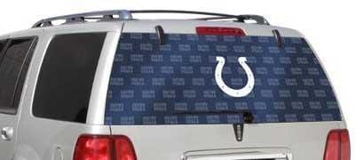 Indianapolis Colts Rear Window Decal - Custom Vinyl Graphics