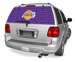 Los Angeles Lakers Rear Window Decal - Custom Vinyl Graphics