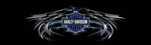 Number One Harley-Davidson with Stars Decal
