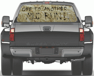 Why Mud Runners love this new rear window graphic