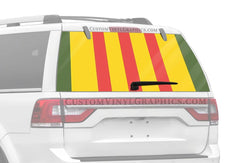 Vietnam Service Ribbon Rear Window Decal - Custom Vinyl Graphics