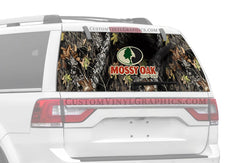 New Breakup With Mossy Oak Logo Rear Window Decals - Custom Vinyl Graphics