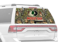 Obsession With Mossy Oak Logo Rear Window Decals - Custom Vinyl Graphics