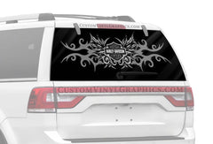 Departed Harley-Davidson Wing Rear Window Decal - Custom Vinyl Graphics