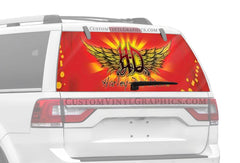 Golden Flash Harley-Davidson Rear Window Decal - Custom Vinyl Graphics