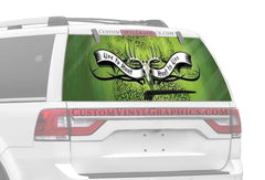Live To Hunt Rear Window Decal - Custom Vinyl Graphics