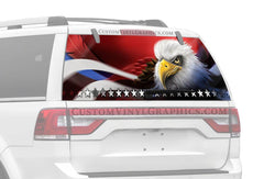 Eagles Pride Rear Window Decal - Custom Vinyl Graphics
