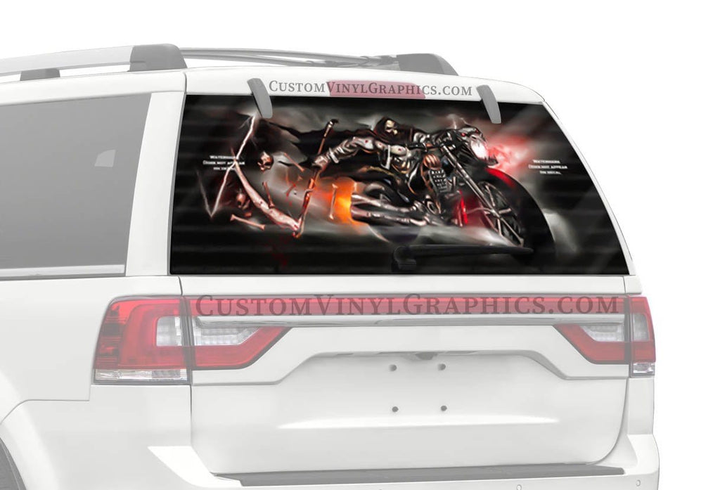 Hand of Doom Truck Window Decal - Custom Vinyl Graphics