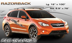 Razorback Vinyl Graphic - Custom Vinyl Graphics