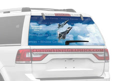 Raptor Rapture Rear Window Decal - Custom Vinyl Graphics