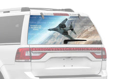 Hard Over Rear Window Decal - Custom Vinyl Graphics