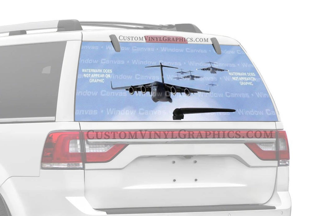Convoy Rear Window Decal - Custom Vinyl Graphics