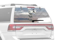 Escort Rear Window Decal - Custom Vinyl Graphics