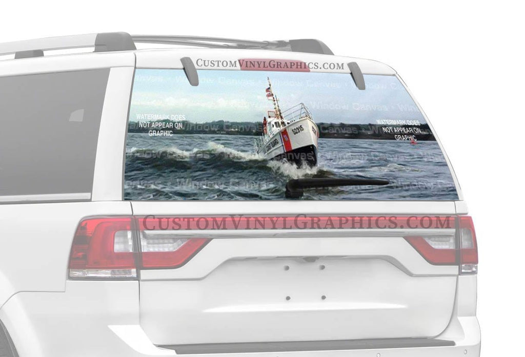 Sea Patrol Rear Window Decal - Custom Vinyl Graphics