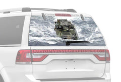Knee Deep Rear Window Decal - Custom Vinyl Graphics