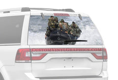 Training Day Rear Window Decal - Custom Vinyl Graphics