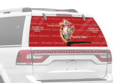 Unit Corps God Country Rear Window Decal - Custom Vinyl Graphics