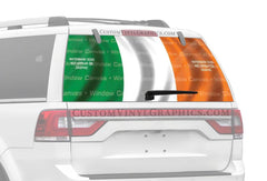 Italy Rear Window Decal - Custom Vinyl Graphics