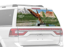 Natures Kitchen Rear Window Decal - Custom Vinyl Graphics