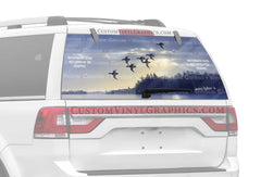 Blue Bills at Dawn Rear Window Decal - Custom Vinyl Graphics