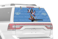 Mallard Trio Rear Window Decal - Custom Vinyl Graphics
