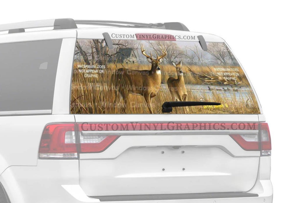 Our Side of the River Rear Window Decal - Custom Vinyl Graphics
