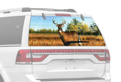 November Buck Rear Window Decal - Custom Vinyl Graphics