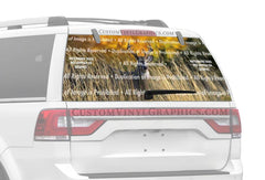 Autumn Buck Rear Window Decal - Custom Vinyl Graphics