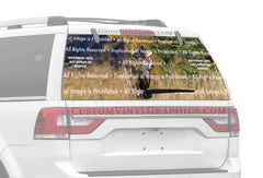 In The Air Rear Window Decal - Custom Vinyl Graphics