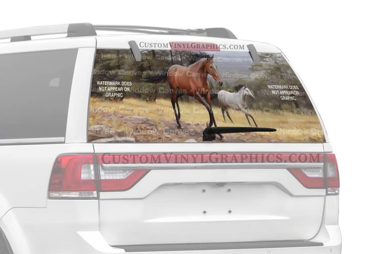 High Country Rear Window Decal – Custom Vinyl Graphics