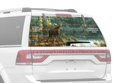 Black Bay Moose Rear Window Decal - Custom Vinyl Graphics