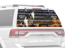 Call Of The Wild Rear Window Decal - Custom Vinyl Graphics