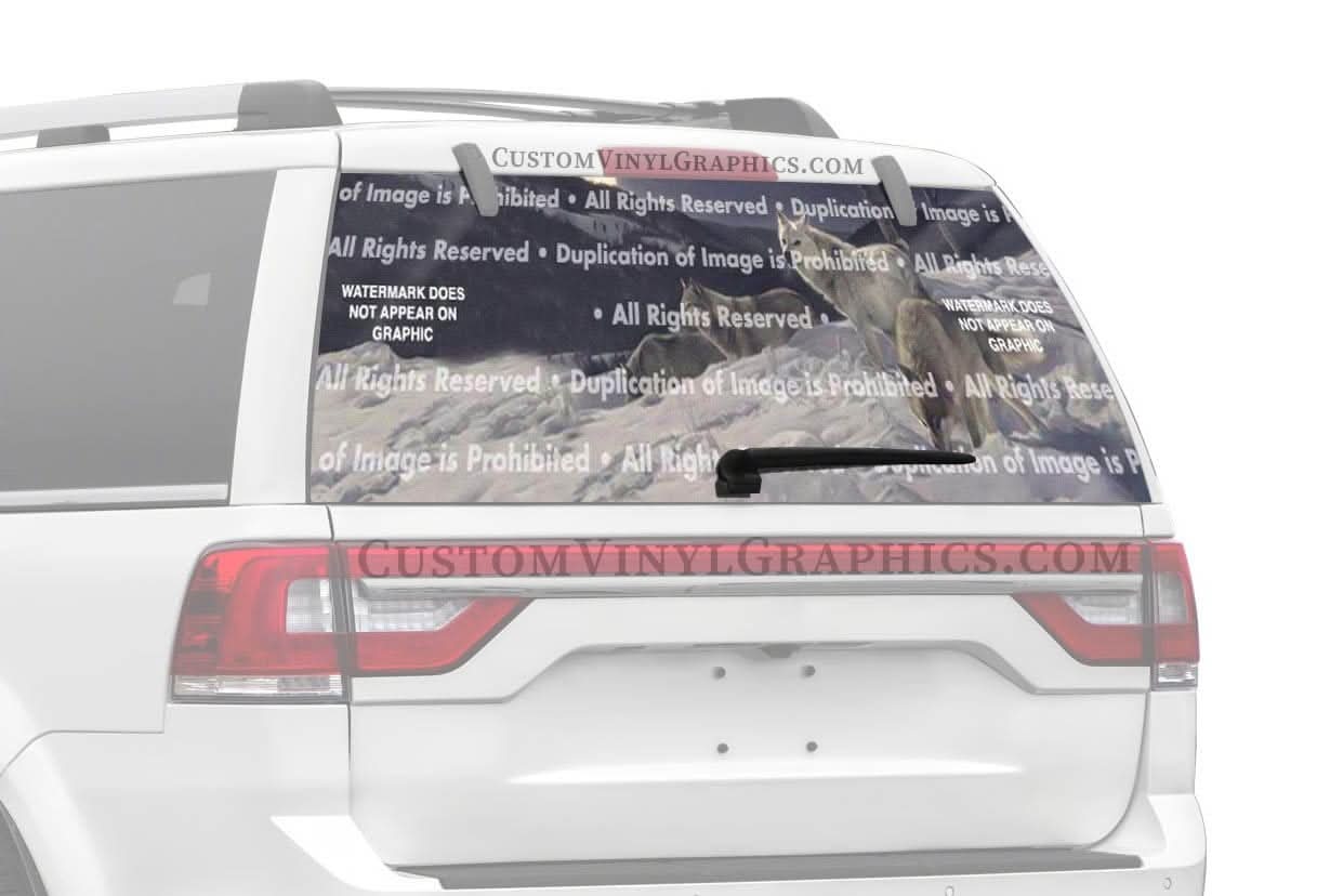 Hunters Moon Rear Window Decal – Custom Vinyl Graphics