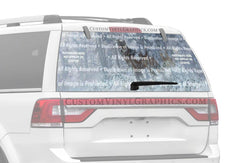 Phantom Of The North Rear Window Decal - Custom Vinyl Graphics