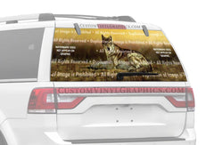 The Guardian Rear Window Decal - Custom Vinyl Graphics