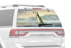Throwin The Plug Rear Window Decal - Custom Vinyl Graphics