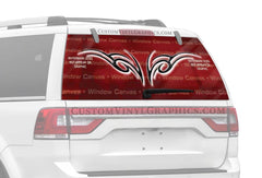 Tribal Femme Rear Window Decal - Custom Vinyl Graphics