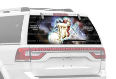Temptress Rear Window Decal - Custom Vinyl Graphics