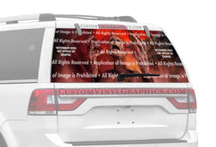 Arisen Zombie Rear Window Decal - Custom Vinyl Graphics