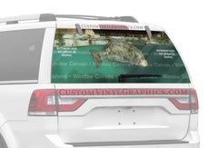 Prize Catch Rear Window Decal - Custom Vinyl Graphics