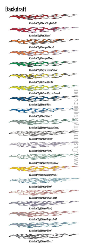 Backdraft Regular Vinyl Graphic – Custom Vinyl Graphics