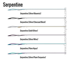 Serpentine Stripe Vinyl Graphic - Custom Vinyl Graphics