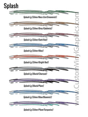 Splash Vinyl Graphic - Custom Vinyl Graphics