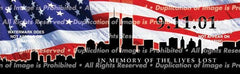 911 Memorial Rear Window Decal - Custom Vinyl Graphics