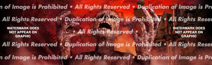 Arisen Zombie Rear Window Decal - Custom Vinyl Graphics
