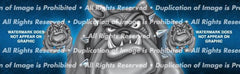 Bulldog Rear Window Decal - Custom Vinyl Graphics