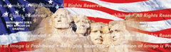 Mt Rushmore Rear Window Decal - Custom Vinyl Graphics