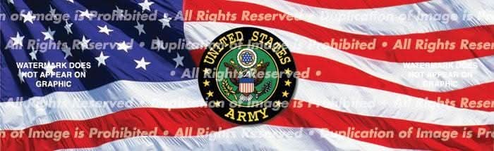 Army Rear Window Graphics US Army Rear Window Decal – Custom Vinyl Graphics